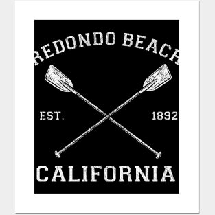 Vintage Redondo Beach Vacation Apparel Posters and Art